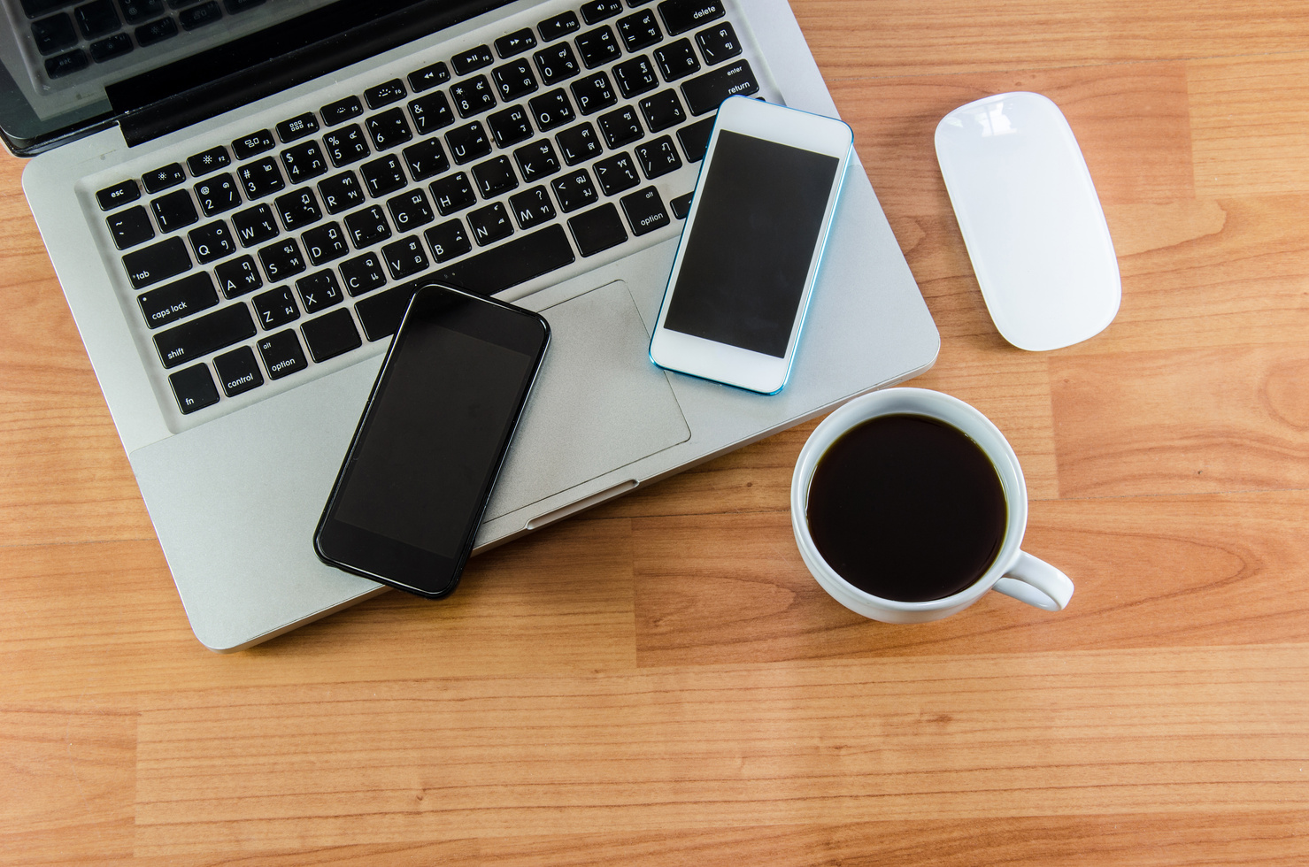 laptop and smart phone